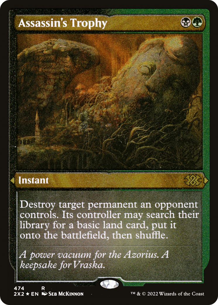 Assassin's Trophy (Foil Etched) (2X2-474) [Double Masters 2022] Foil