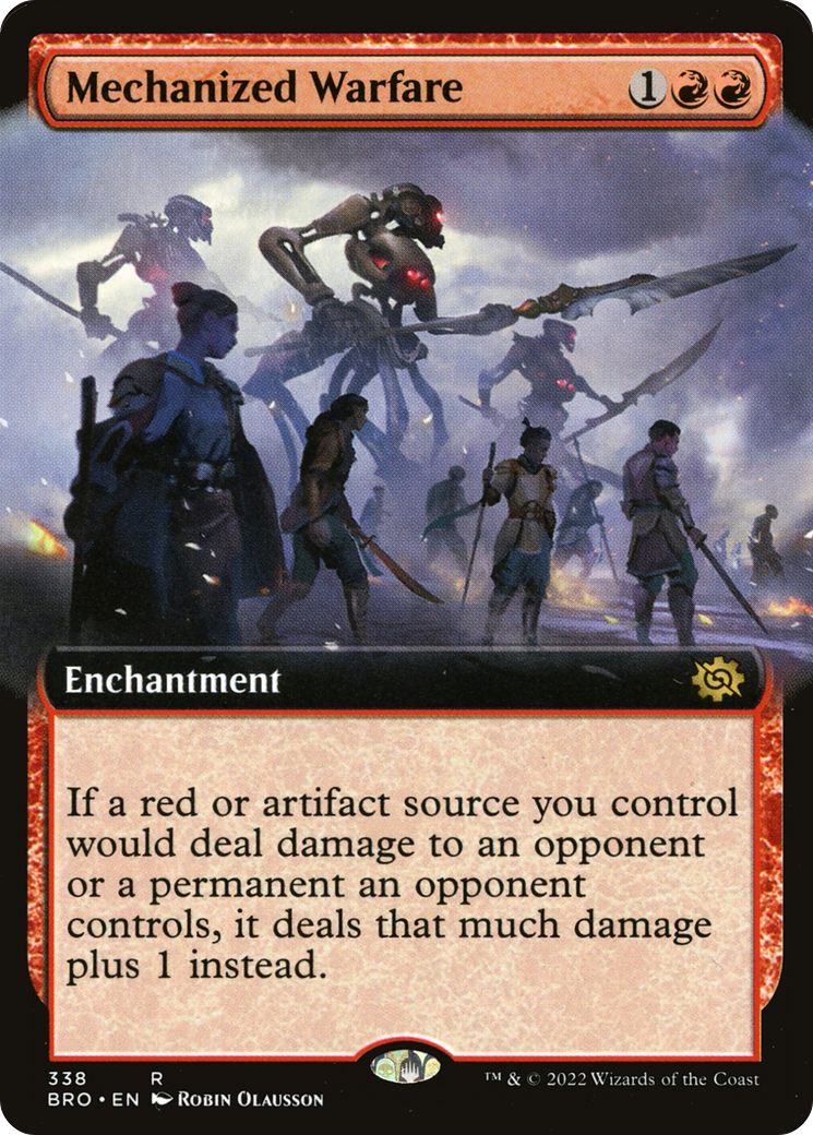 Mechanized Warfare (BRO-338) [The Brothers' War]: (Extended Art)