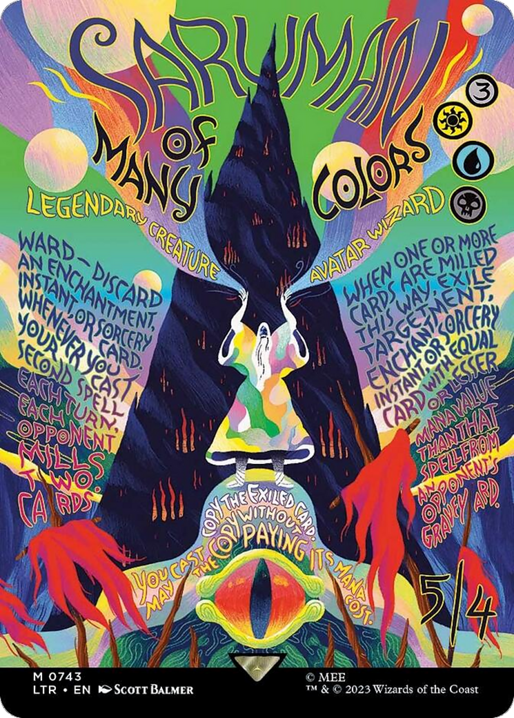 Saruman of Many Colors (LTR-743) [The Lord of the Rings: Tales of Middle-earth] (Borderless)