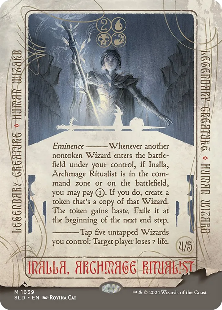 Inalla, Archmage Ritualist (SLD-1639) [Secret Lair Drop] (Borderless)