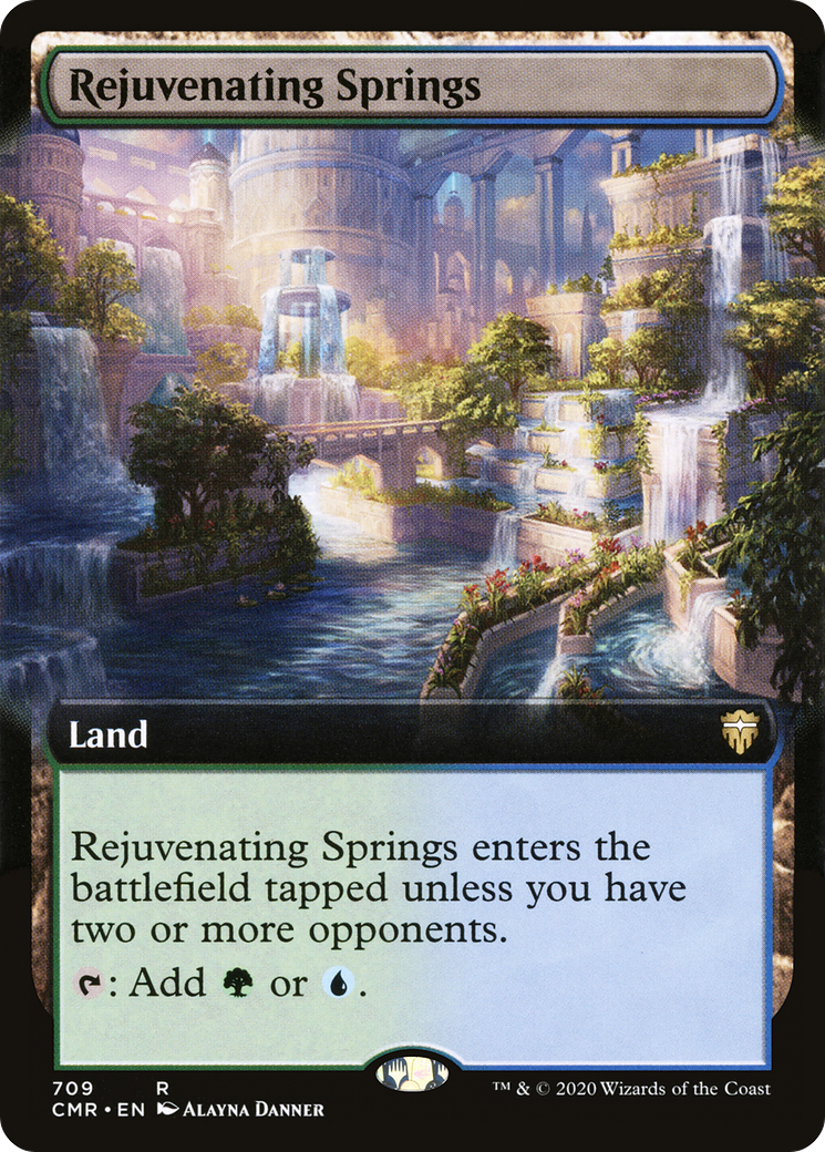Rejuvenating Springs (Extended Art) (CMR-709) [Commander Legends]