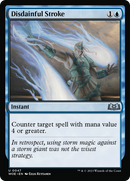 Disdainful Stroke (WOE-047) [Wilds of Eldraine] Foil