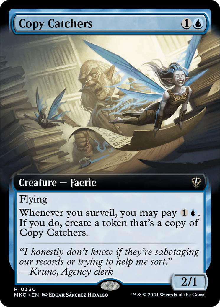 Copy Catchers (MKC-330) [Murders at Karlov Manor Commander]: (Extended Art)
