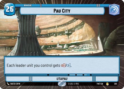 Pau City (Hyperspace) (294) [Twilight of the Republic] Foil