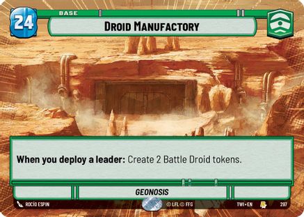 Droid Manufactory (Hyperspace) (297) [Twilight of the Republic] Foil