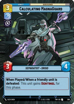 Calculating MagnaGuard (Hyperspace) (306) [Twilight of the Republic] Foil