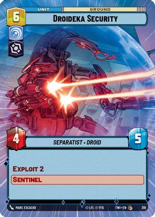 Droideka Security (Hyperspace) (310) [Twilight of the Republic] Foil