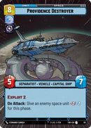 Providence Destroyer (Hyperspace) (311) [Twilight of the Republic] Foil