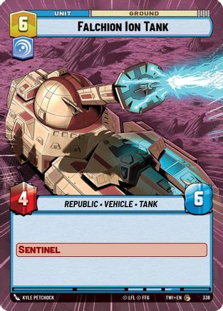 Falchion Ion Tank (Hyperspace) (338) [Twilight of the Republic] Foil