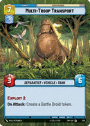Multi-Troop Transport (Hyperspace) (339) [Twilight of the Republic] Foil