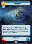 Foresight (Hyperspace) (341) [Twilight of the Republic] Foil