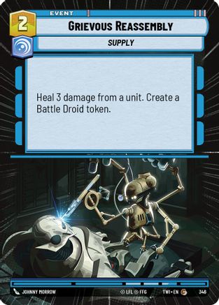 Grievous Reassembly (Hyperspace) (346) [Twilight of the Republic] Foil