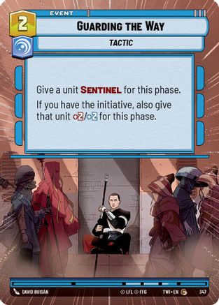 Guarding the Way (Hyperspace) (347) [Twilight of the Republic] Foil
