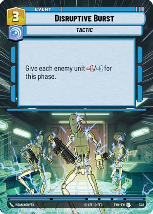 Disruptive Burst (Hyperspace) (348) [Twilight of the Republic] Foil
