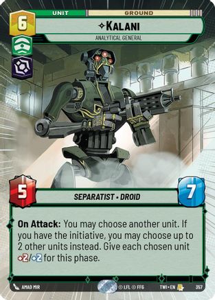 Kalani - Analytical General (Hyperspace) (357) [Twilight of the Republic] Foil