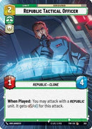 Republic Tactical Officer (Hyperspace) (363) [Twilight of the Republic] Foil