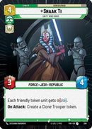 Shaak Ti - Unity Wins Wars (Hyperspace) (366) [Twilight of the Republic] Foil