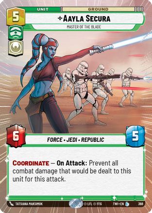 Aayla Secura - Master of the Blade (Hyperspace) (368) [Twilight of the Republic]