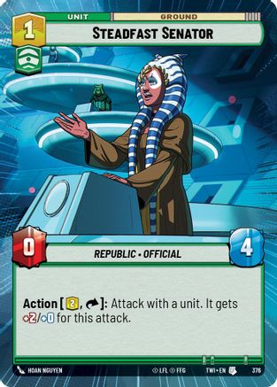 Steadfast Senator (Hyperspace) (376) [Twilight of the Republic] Foil
