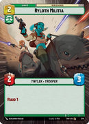 Ryloth Militia (Hyperspace) (378) [Twilight of the Republic] Foil