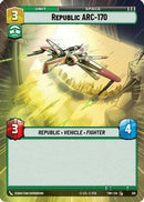 Republic ARC-170 (Hyperspace) (381) [Twilight of the Republic] Foil