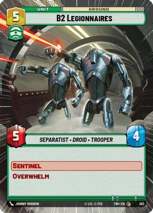 B2 Legionnaires (Hyperspace) (383) [Twilight of the Republic] Foil