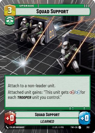 Squad Support (Hyperspace) (392) [Twilight of the Republic] Foil