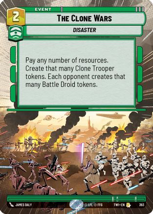 The Clone Wars (Hyperspace) (393) [Twilight of the Republic] Foil