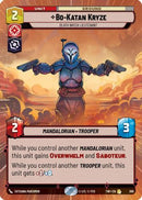 Bo-Katan Kryze - Death Watch Lieutenant (Hyperspace) (398) [Twilight of the Republic] Foil