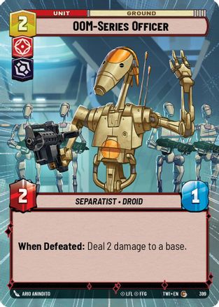 OOM-Series Officer (Hyperspace) (399) [Twilight of the Republic] Foil