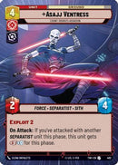 Asajj Ventress - Count Dooku's Assassin (Hyperspace) (402) [Twilight of the Republic] Foil