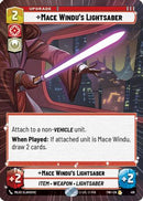 Mace Windu's Lightsaber (Hyperspace) (419) [Twilight of the Republic] Foil