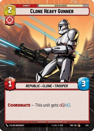 Clone Heavy Gunner (Hyperspace) (425) [Twilight of the Republic] Foil