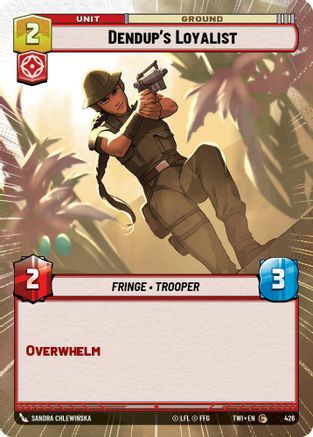 Dendup's Loyalist (Hyperspace) (426) [Twilight of the Republic] Foil