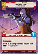 Aurra Sing - Crackshot Sniper (Hyperspace) (433) [Twilight of the Republic] Foil