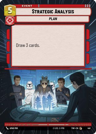 Strategic Analysis (Hyperspace) (441) [Twilight of the Republic] Foil