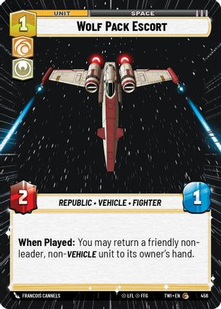 Wolf Pack Escort (Hyperspace) (456) [Twilight of the Republic] Foil