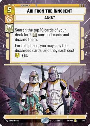 Aid from the Innocent (Hyperspace) (466) [Twilight of the Republic] Foil