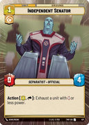 Independent Senator (Hyperspace) (471) [Twilight of the Republic] Foil