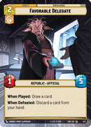 Favorable Delegate (Hyperspace) (473) [Twilight of the Republic] Foil