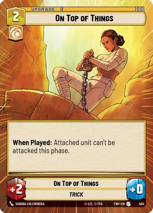 On Top of Things (Hyperspace) (484) [Twilight of the Republic] Foil
