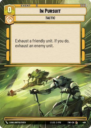 In Pursuit (Hyperspace) (486) [Twilight of the Republic] Foil