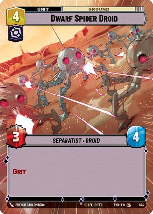 Dwarf Spider Droid (Hyperspace) (494) [Twilight of the Republic] Foil