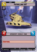 Patrolling AAT (Hyperspace) (495) [Twilight of the Republic] Foil