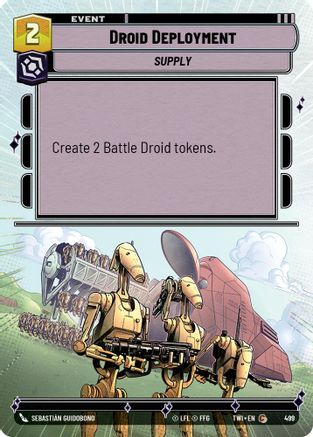 Droid Deployment (Hyperspace) (499) [Twilight of the Republic] Foil