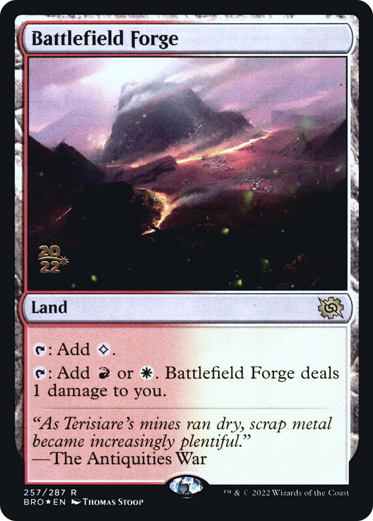 Battlefield Forge (PRE-257) [The Brothers' War Promos] Foil