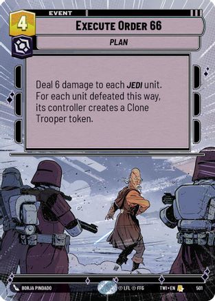 Execute Order 66 (Hyperspace) (501) [Twilight of the Republic] Foil
