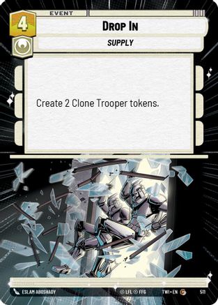 Drop In (Hyperspace) (511) [Twilight of the Republic] Foil