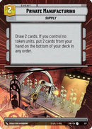Private Manufacturing (Hyperspace) (517) [Twilight of the Republic] Foil