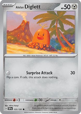 Alolan Diglett 122 - [SV08 Surging Sparks]